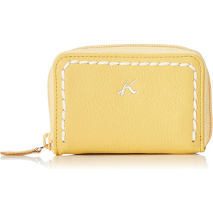 Kitamura Coin Purse YH0212 Women's Yellow Yellow 40401