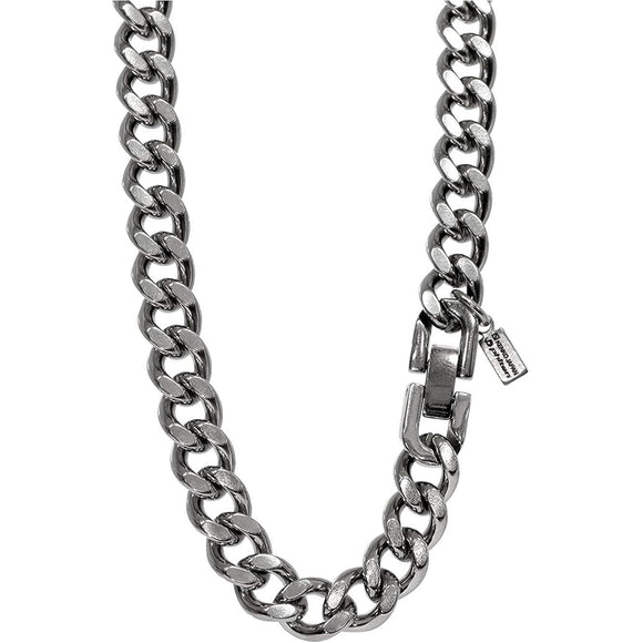 [Phiten] Limited Edition Cut Kihei Titanium Necklace Length 40-60cm (60cm) Width 8.8mm Chain Men's Made in Japan Pure Titanium Sports