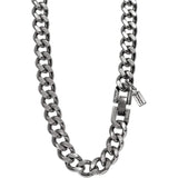 [Phiten] Limited Edition Cut Kihei Titanium Necklace Length 40-60cm (60cm) Width 8.8mm Chain Men's Made in Japan Pure Titanium Sports