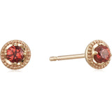 [VIHA Vendome Aoyama] Earrings K10 Yellow Gold Garnet GJVA0185 GN