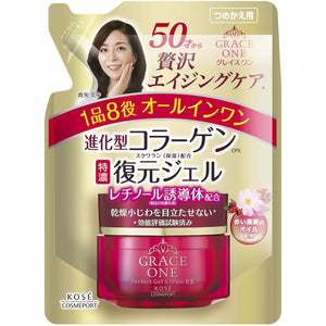 KOSE Grace One All-in-One Rich Repair Gel EX Refill 90g x 4