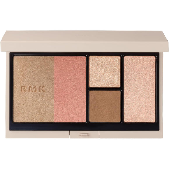 [RMK Official] RMK Shade & Glow Face Palette 01 Sierra Rhapsody (Highlight, Shading, Shading Powder, Highlight Powder, Cheek, Blush)