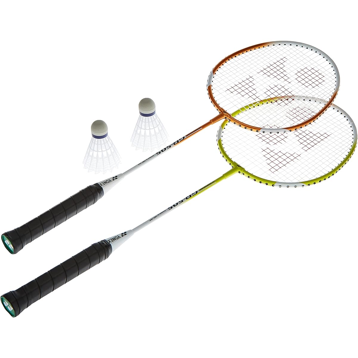 Yonex Gr 505 2 Bad Rackets + 2 Shuttles Blue Free Size – Goods Of Japan