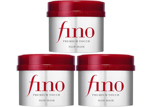 Fino Premium Touch Penetrating Serum Hair Mask, 8.1 oz (230 g) x 3 Pieces, Bonus Set