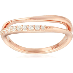 [VIE Vendome Aoyama] Pinky Ring Silver 925 Pink Gold Color No. 3 GS9R016203CZ