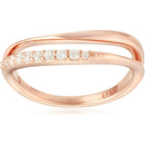 [VIE Vendome Aoyama] Pinky Ring Silver 925 Pink Gold Color No. 3 GS9R016203CZ