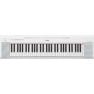 Yamaha Electronic Keyboard NP-15WH piaggero 61 keys touch response stylish simple beginner music production live performance white