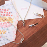 [VIH Vendome Aoyama] Necklace Silver 925 I'm Here Infinity Men's GS6N022948SI