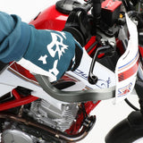 ZETA Drop Down Bend Aluminum HandGuards (Pair) for 7/8 "Handlebars Black