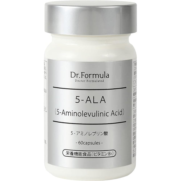 Supervised by a doctor Dr.Formula 5-ALA (5-aminolevulinic acid) (60 tablets) 30 days supply 2 tablets per day Contains 100mg Contains ALA manufactured by Neopharma Japan