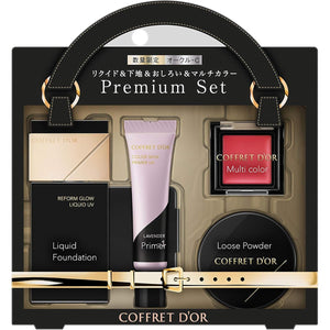 COFFRET D'OR Reform Glow Liquid UV Holiday Collection A Ocher-C Foundation Ocher-C Set 4-piece Assortment