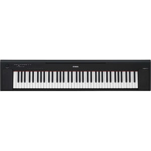 Yamaha Electronic Keyboard NP-35B Piaggero 76 Keys Touch Response Stylish Simple Beginner Music Production Live Performance Black