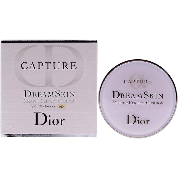 Christian Dior Capture Dreamskin Moist & Perfect Cushion SPF 50 With Extra Refill - # 010 (Ivory) 2x15g/0.5oz Parallel import product