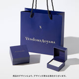 Vendome Aoyama Earrings K10 Pink Cold Swing Diamond Drop AJAA2217 DI