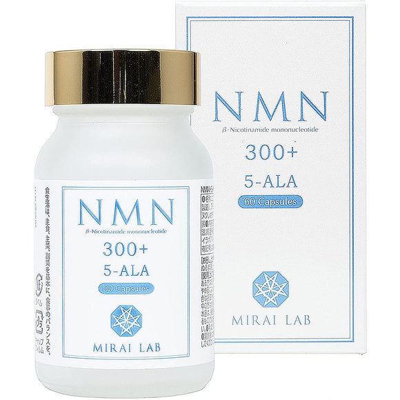 Mirai Labo NMN + 5-ALA Plus (NMN High Blend / 60 Tablets) Beauty Skin Aging Care Supplement (Five Ala Blend) Made in Japan