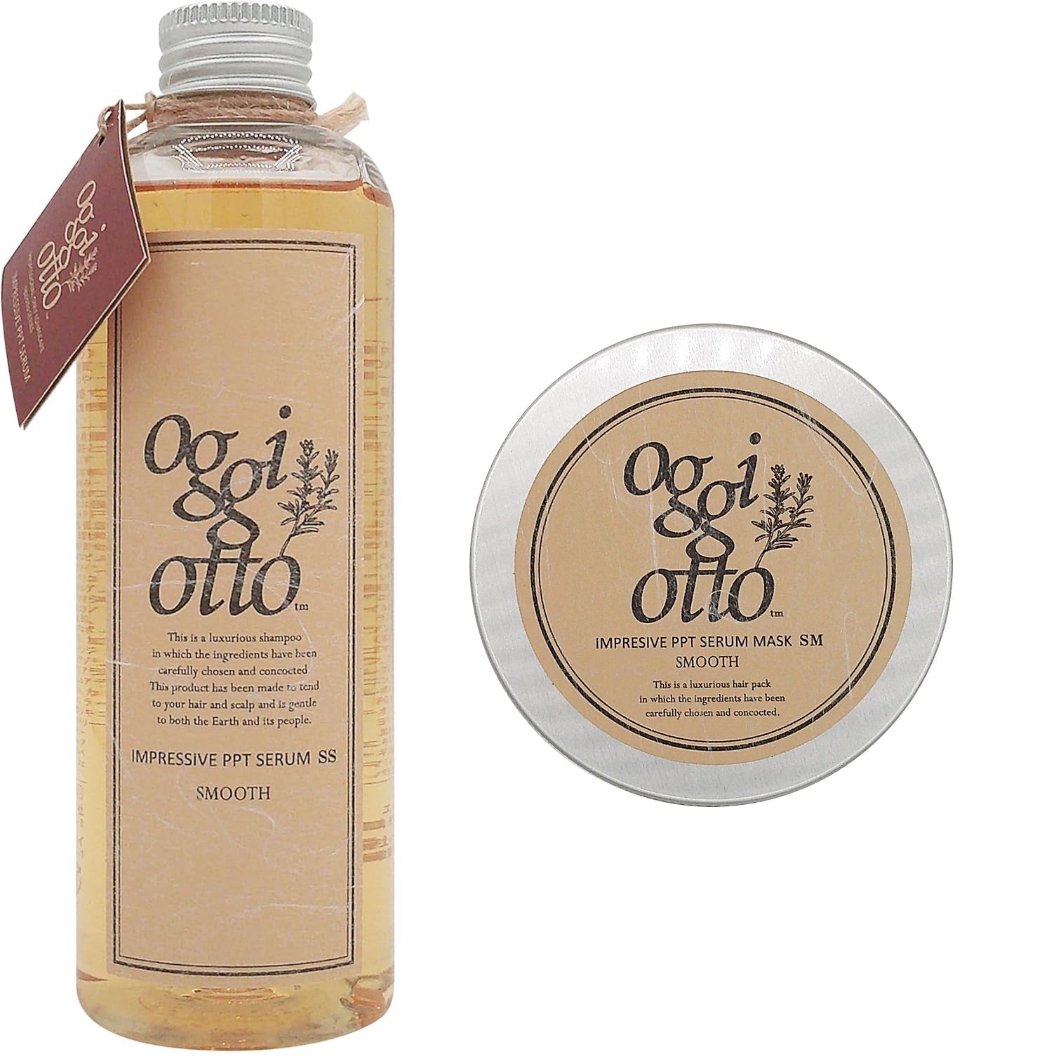 シャンプー oggi otto Impressive PPT Serum SS oggi otto Impressive PPT Serum SS Smooth Shampoo 250ml & Serum SM