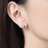 [Vendome Aoyama] Earrings K18 Yellow Gold Sapphire AGVA1312 SA