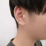 [Vendome Aoyama] [Kengo Kuma + MA,YU] K10 Yellow Gold Oval Ear Cuff [Kengo Kuma] KMJE0125H Yellow Gold