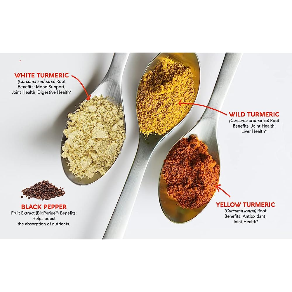 Tumeric Type Print Okinawa Triple Turmeric + Okinawa Triple Turmeric + A blend of 3 types ...