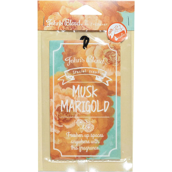 John's Blend Room Fragrance Air Freshener Paper Musk Marigold Hanging OA-JOG-1-1