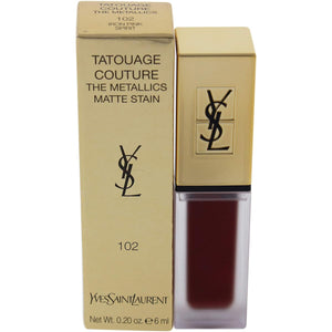 Yves Saint Laurent Tatouage Couture The Metallics #102 Iron Pink Spirit