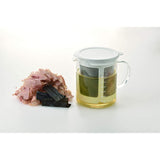 HARIO DP-600-W Soup Pot, Practical Capacity: 20.3 fl oz (600 ml), White, Made in Japan
