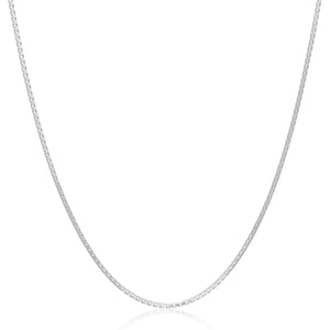 [MJP] Platinum 850 Sliding Venetian Chain Necklace, Width approx. 1.0mm/Length approx. 45cm, Made in Japan MNC010