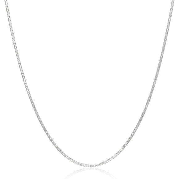 [MJP] Platinum 850 Sliding Venetian Chain Necklace, Width approx. 1.0mm/Length approx. 45cm, Made in Japan MNC010