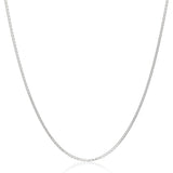 [MJP] Platinum 850 Sliding Venetian Chain Necklace, Width approx. 1.0mm/Length approx. 45cm, Made in Japan MNC010