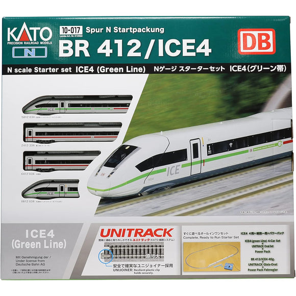 KATO N Gauge Starter Set ICE4 10-017 Introductory Railway Model Set
