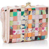 Tsumori Chisato Trifold Wallet Billfold Clasp Epone Neko Mesh Women's Pink 04