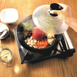 HARIO GDN-255-B Clay Pot with Glass Lid, No. 9, 100.0 fl oz (3,000 ml), Black