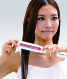 Panasonic Hair Iron EH-HW12-W, For both curly and straight hair, Can be used abroad, 1.3 inches, White