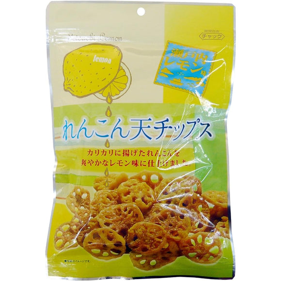 Daiko Lotus Root Chips, Setouchi Lemon Flavor, 2.1 oz (60 g) x 10 Bags