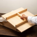 Endo Shoji Commercial use Kakuseiro Hand Wood Corner seiro Lid (solandri Material) 36 cm