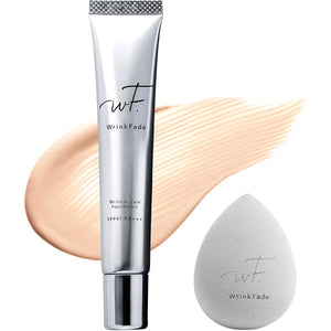 [With puff] WrinkFade | Medicated Wrinkle Cover Foundation 20g Liquid Foundation Whitening Spots Wrinkle Improvement Quasi-drug