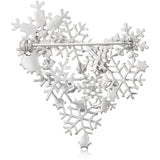 [Vendome Boutique] Snowflake Heart Brooch VBMV9575 UT