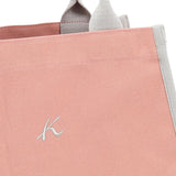 Kitamura A4 size compatible simple tote bag R-0747 Women's Pink/Light Gray 72821