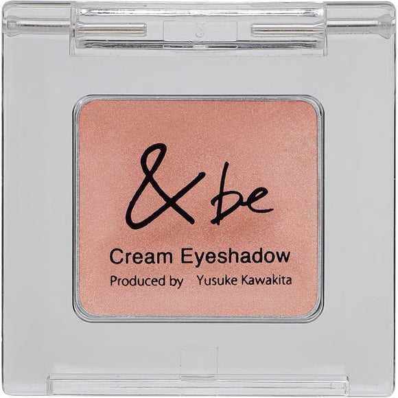 &be Cream Eyeshadow Pink Gold / Cream type Moisturizing Fine pearl Eyeshadow base Eye color Glitter Glitter High color development High adhesion Glitter shadow Eye makeup 3D makeup 3D effect Crease resistant