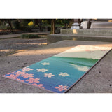 Sakura Fuji (#8237200) Yoga Instructor Certified Yoga Mat, Approx. 23.6 x 70.9 inches (60 x 180 cm), Thickness 0.2 inches (6 mm), Back: PVC; Made in Japan, Grass Mat