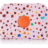 Tsumori Chisato Mini Wallet Coin Purse Clasp Tiny Cat Dot Women's