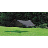 CAPTAIN STAG Marvel Tent Tarp Hexa Tarp [For 4-6 people] [Size 400 x 420 x H220 cm] UV / PU processing with carry bag Box logo / Black MA-1082