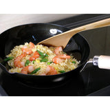 River Light Iron Frying Pan, Kyoku, Japan, 9.4 inches (24 cm), Induction Compatible, Wok, Made in Japan