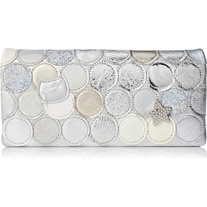 Tsumori Chisato Long Wallet New Multi-dot Silver