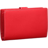 Kitamura Bifold Wallet Coin Purse L-shaped Zipper Type PH0451 Red/Ivory Stitch Red 70912