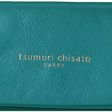 Tsumori Chisato Women's Folding Wallet French Lamb Green