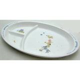 Narumi 7980-5554 Bremen Kid's Plate (Blue), 11.0 inches (28 cm), Made in Japan, Microwave Safe