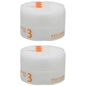 [Set of 2] Milbon Premium Wax 3 90g