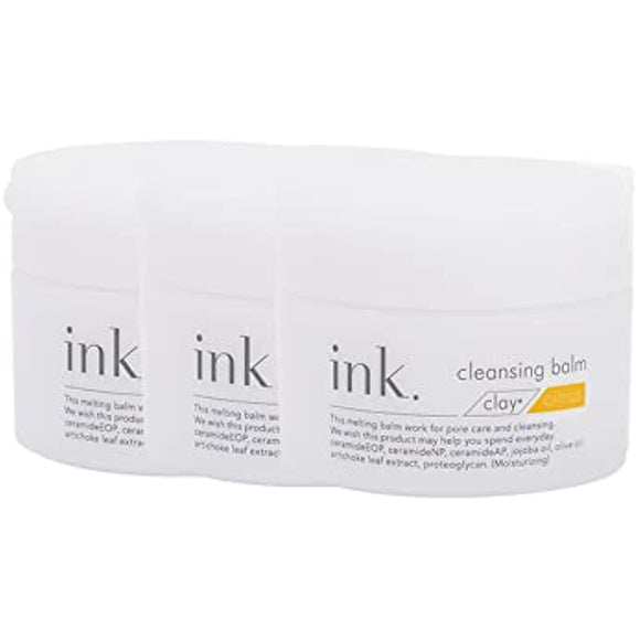 ink. (ink) cleansing balm set of 3 (clay (citrus))