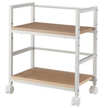 YAMAZEN Desk wagon 2 steps W500 × D295 × H605mm Natural MUD-50NAIV 1 unit